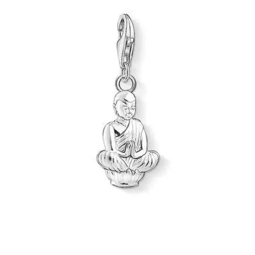 Thomas Sabo Charm Club Sterling Silver Monk on Lotus Charm