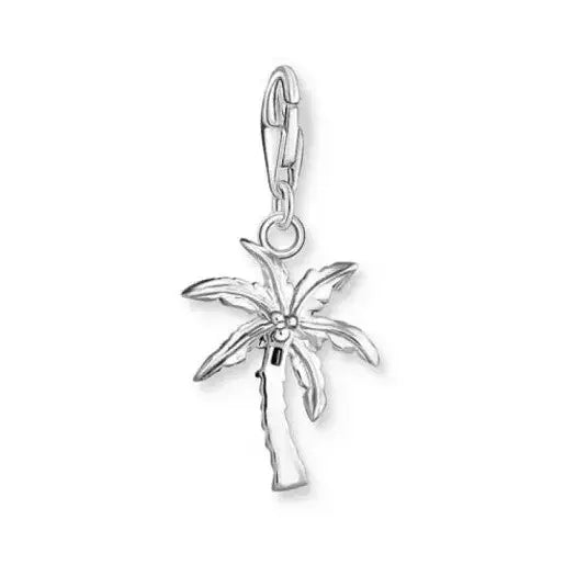 Thomas Sabo Charm Club Sterling Silver Multi Coloured Stone Palm Tree Charm CC1932