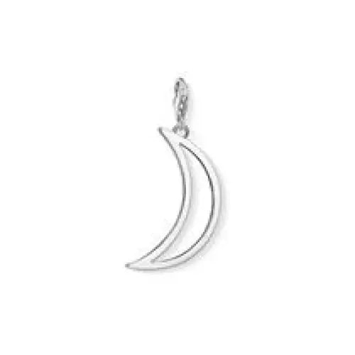 Thomas Sabo Charm Club Sterling Silver Open Moon Y0008