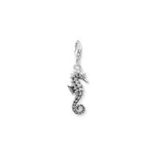 Thomas Sabo Charm Club Sterling Silver Oxidised Seahorse CC1886