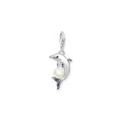 Thomas Sabo Charm Club Sterling Silver Pearl Dolphin CC1889