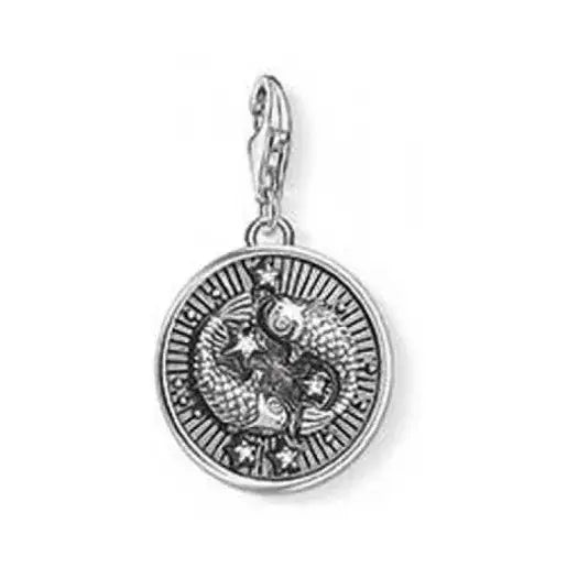 Thomas Sabo Charm Club Sterling Silver Pisces Zodiac Charm CC1639