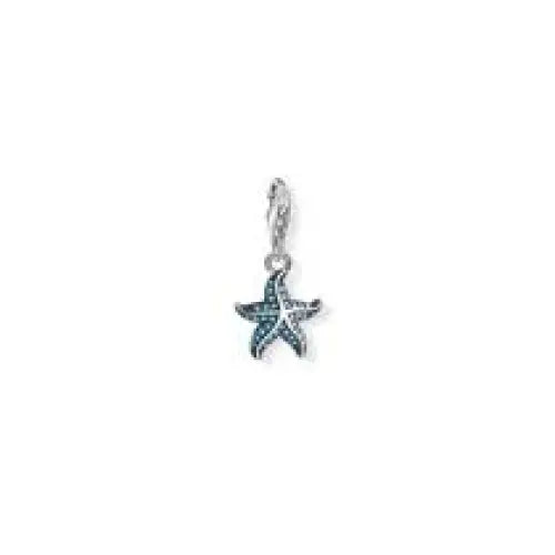 Thomas Sabo Charm Club Sterling Silver Turqoise Enamel Starfish CC1521