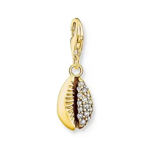 Thomas Sabo Charm Club Sterling Yellow Gold Plated Cubic