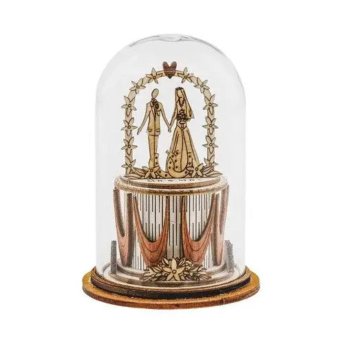 Tiny Town - 'Mr & Mrs' Dome - 8.5cm - By Enesco