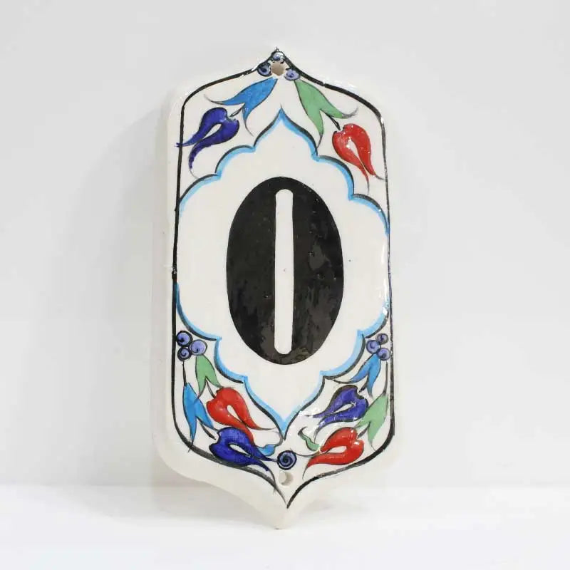 Turkish Hand Painted House Numbers