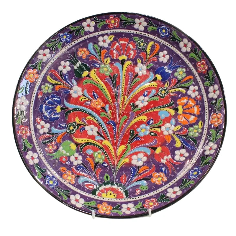 Turkish Hand Painted Plates Large SEASPRAY VALUATIONS & FINE