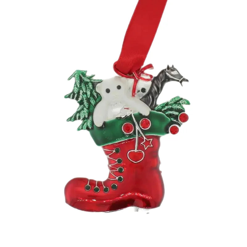 Whitehill - Hanging Boot with Gifts Ornament SEASPRAY