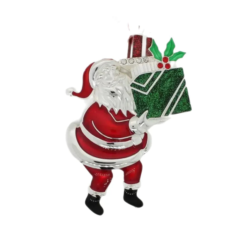 Whitehill - Hanging Santa with Presents Ornament SEASPRAY