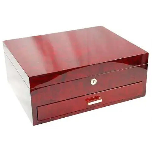 WJ21 Burgundy Medium Timber Jewel Box SEASPRAY VALUATIONS &