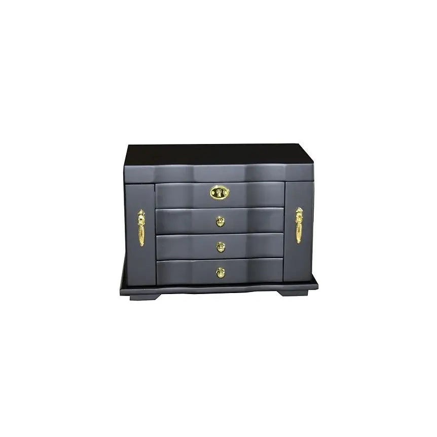 WJ23 Black Wooden Jewel Box SEASPRAY VALUATIONS & FINE