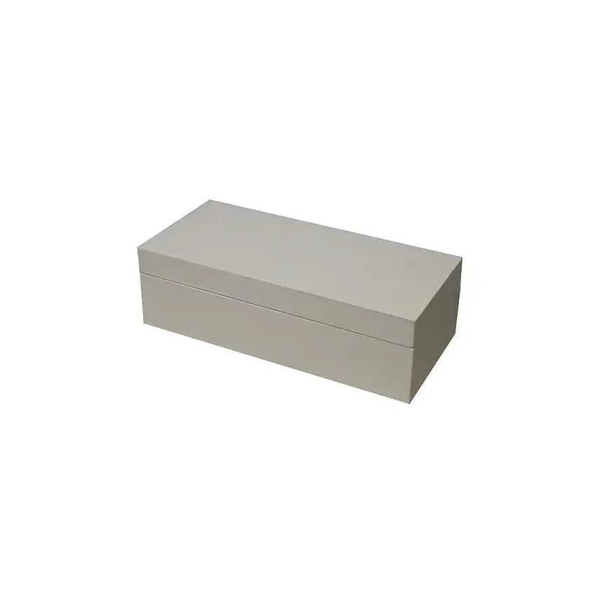 WJ34 White Rectangle Wooden Jewel Box SEASPRAY VALUATIONS &