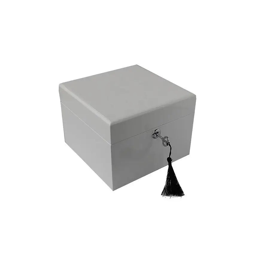 WJ35 White Square Jewel Box SEASPRAY VALUATIONS & FINE