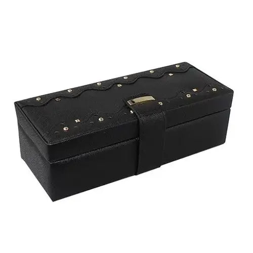Zena 1 Black Jewellery Box With Studs