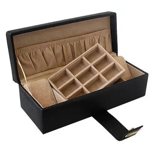 Zena 1 Black Jewellery Box With Studs SEASPRAY VALUATIONS &