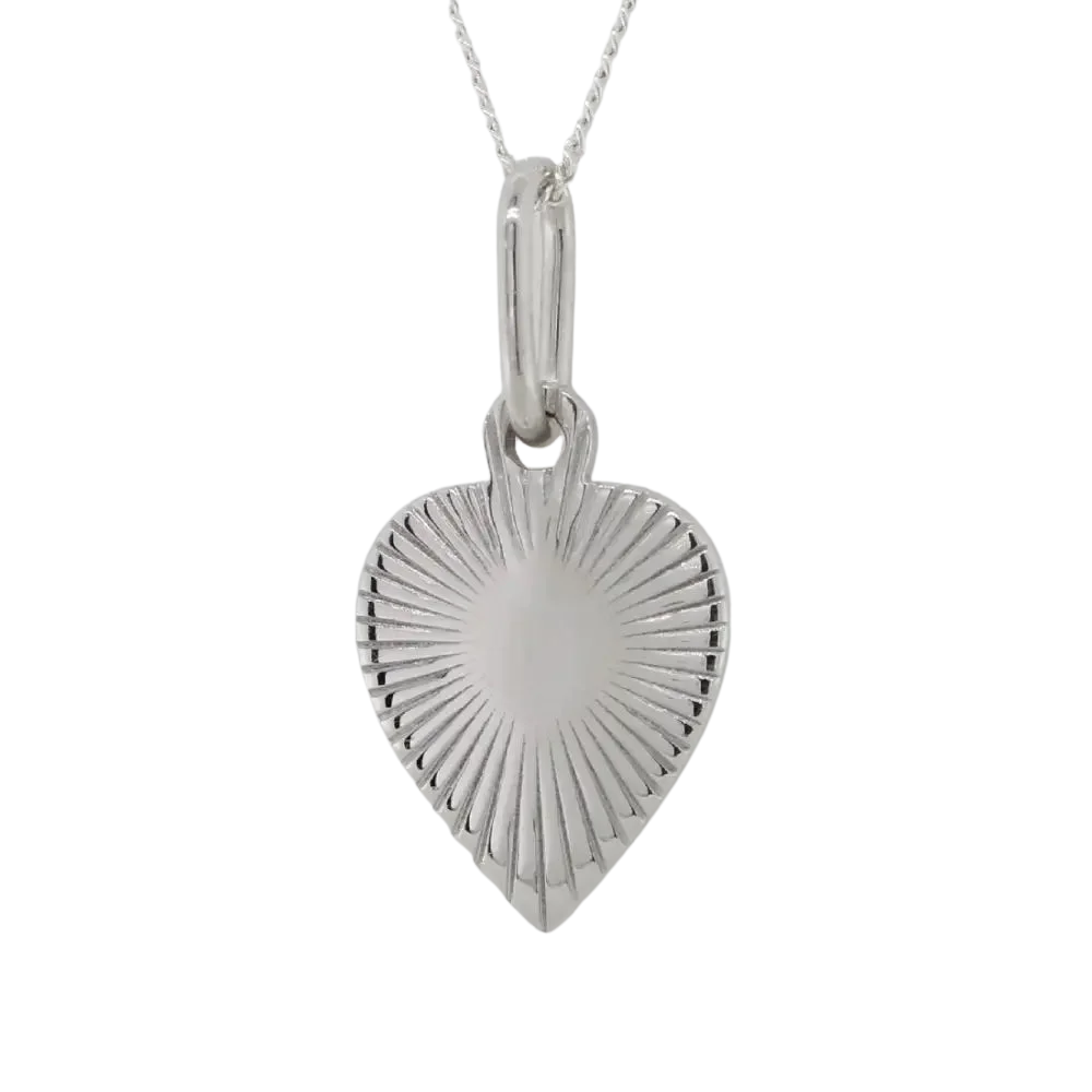 Sterling Silver Heart Shaped Pendant SEASPRAY VALUATIONS &